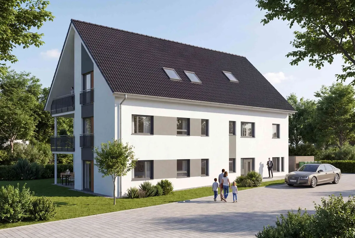 Gartenwohnung mit Terrasse & eigenem Gartenanteil – Wohnen an der Weldenstraße, Laupheim